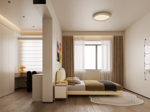 通用儿童房su模型