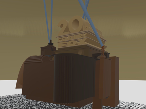 世纪福克斯标志1994-2010重制版su模型