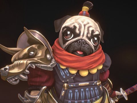 武士哈巴狗su模型