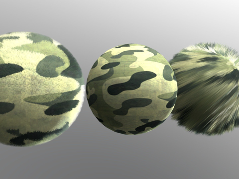 毛发测试su模型