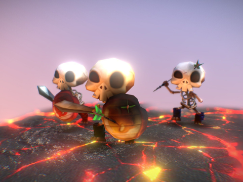 骷髅小队su模型