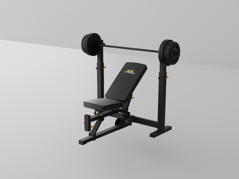 健身器材su模型