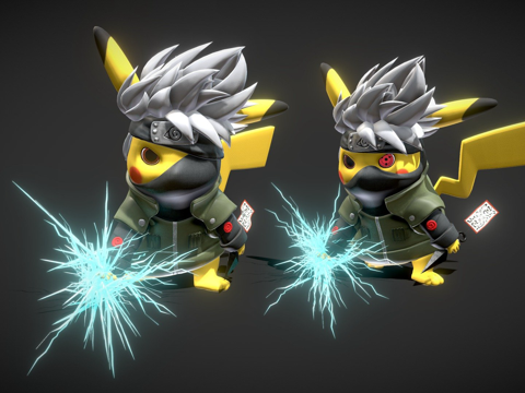 卡卡丘-卡卡西+皮卡丘su模型