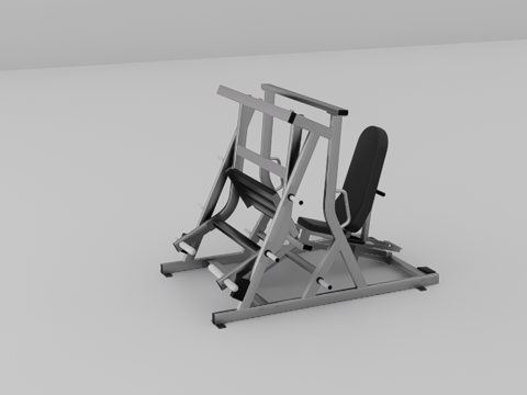 健身器材su模型