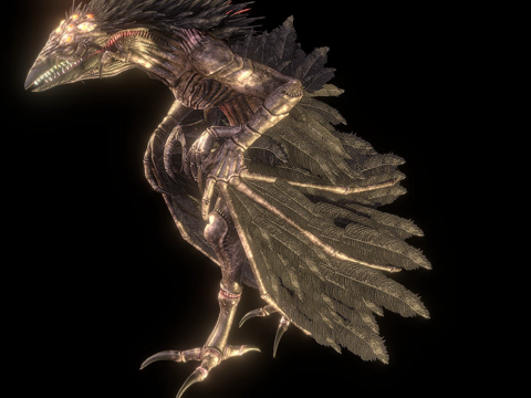 暗影编织者骨骼su模型