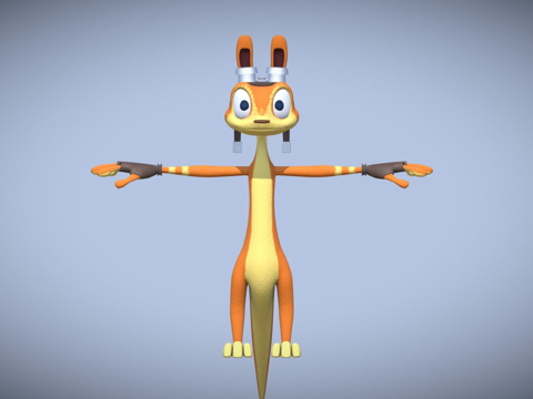 达克斯特3D模型-杰克与达克斯特su模型