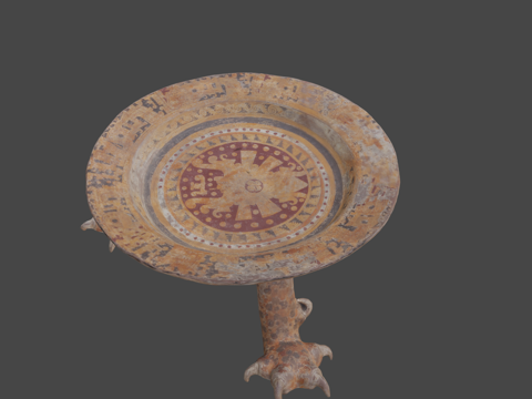 瓦哈卡萨奇拉仪式盘su模型