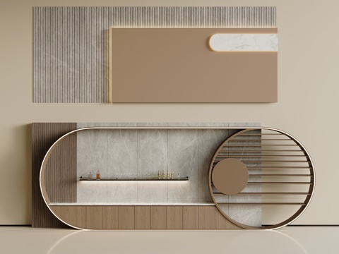 现代简约背景墙 吧台背景墙 沙发背景墙 电视背景墙 木制墙板su模型