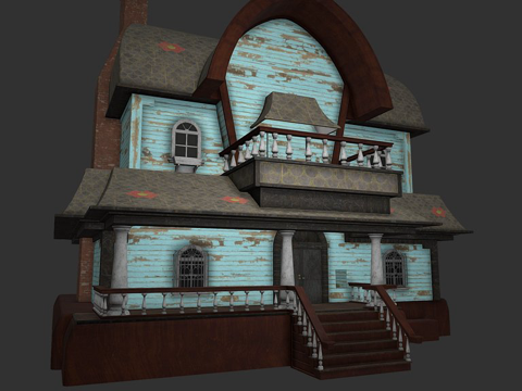 波比游乐时光3甜蜜之家su模型