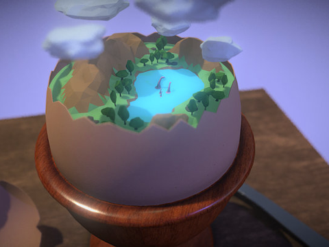 吃个蛋，发现新世界su模型