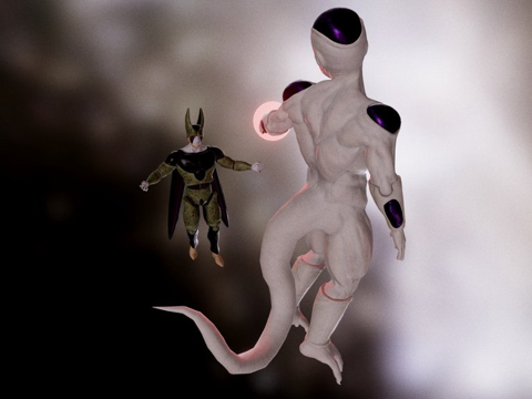 弗利萨vs沙鲁su模型