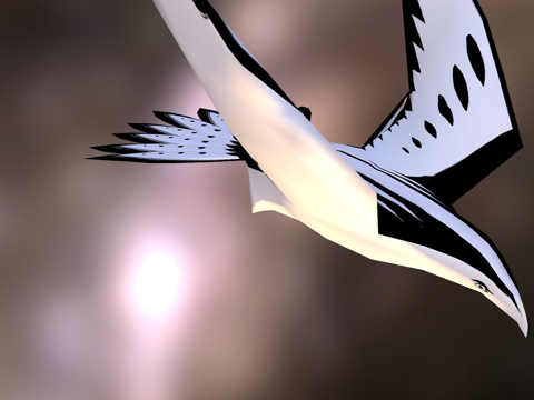 风格化猎鹰su模型