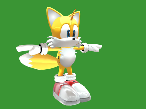 索尼克大冒险2-塔尔斯模型重制（绑定）su模型