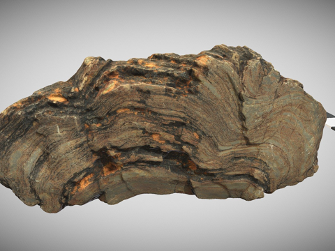 苦泉叠层石(穹顶形态)su模型