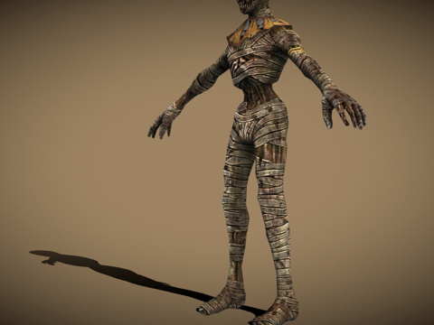 DRT-木乃伊怪物su模型