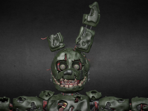 风格化弹簧陷阱-McLazyCraft-FNAFsu模型