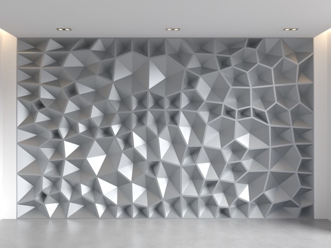 现代背景墙 格栅背景墙 异形背景墙 形象背景墙 前台背景墙su模型