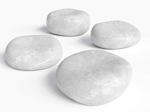 卵石座凳 现代卵石 休息座凳 景观卵石座凳 广场座凳 异形石su模型