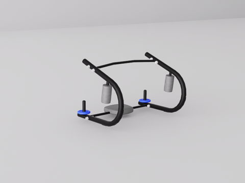 健身器材su模型