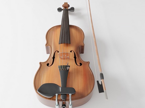  小提琴 大提琴3d模型 