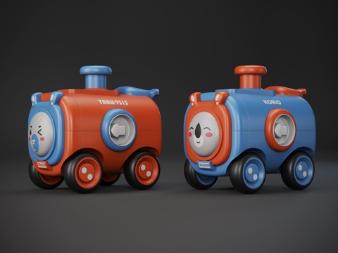  现代卡通动漫风格手办潮玩陈设摆件3d模型 