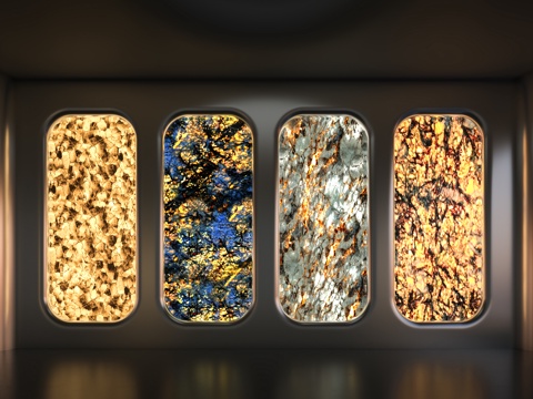 现代透光大理石背景墙 发光石 透光石背景 发光石 透光石墙面su模型