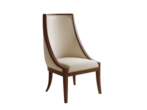 美式休闲椅 餐椅 书椅 单椅su模型