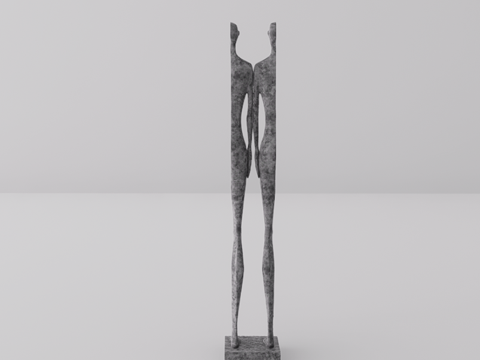 雕塑摆件su模型