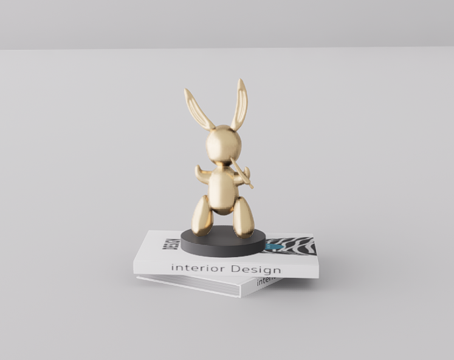 金属摆件su模型