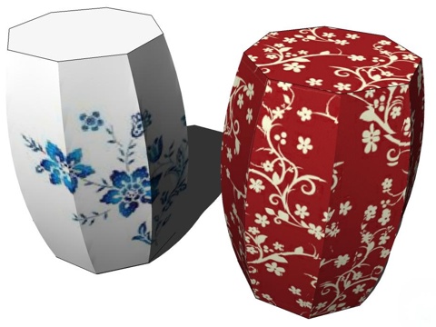 换鞋凳 凳子 实木凳子 家用凳子su模型