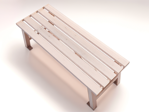 公园长椅su模型