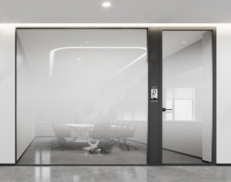 办公室玻璃隔断、玻璃隔断设备带、办公双层玻璃隔断、办公室高隔cad施工图