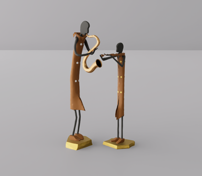 雕塑摆件su模型