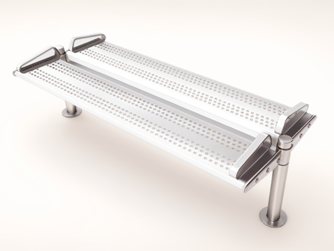 无靠背座椅su模型