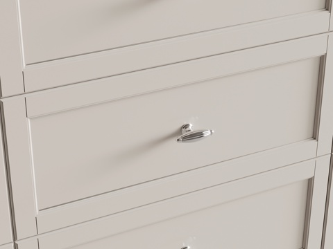 法式抽屉拉手 门把手su模型