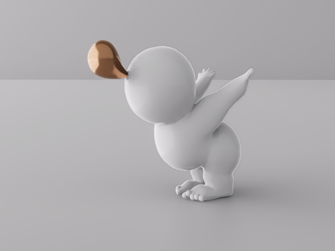 雕塑摆件su模型