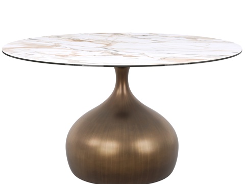  现代简约轻奢茶几 茶几 简约茶几 圆形茶几3d模型 