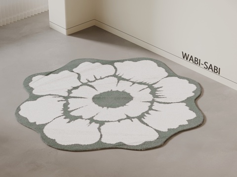 现代地毯 圆形地毯su模型