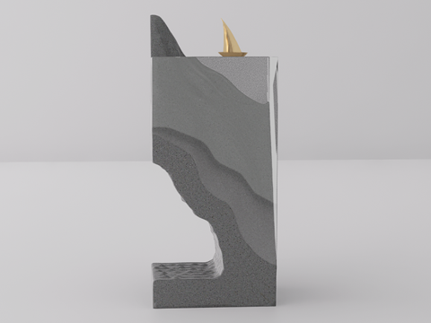 金属摆件su模型