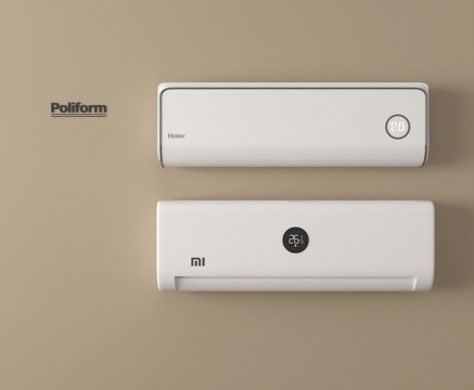  现代空调 壁挂式空调3d模型 