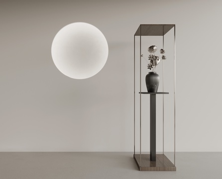 新中式盆栽 摆件su模型