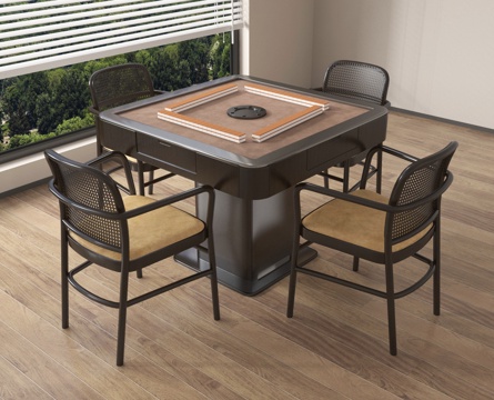 现代麻将桌 娱乐器材su模型