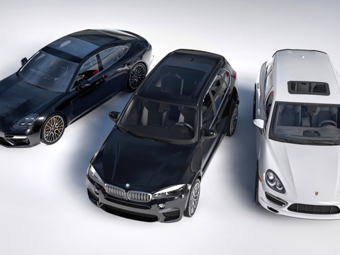 现代汽车 轿车 交通工具su模型