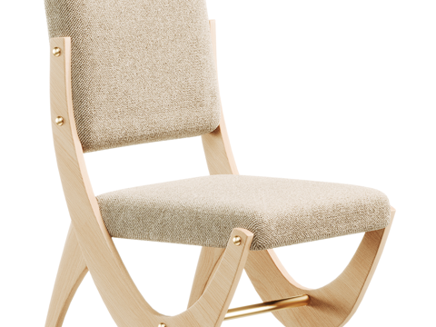  Caldas现代扶手椅3d模型 