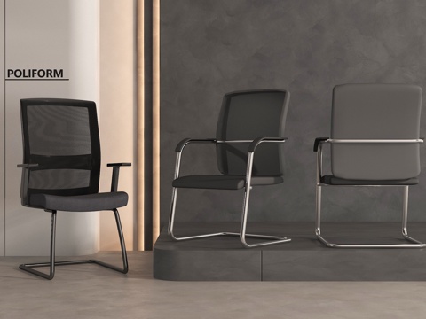 现代办公椅 休闲椅 单椅su模型