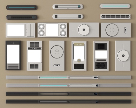 现代浴霸 集成浴霸 线性浴霸su模型