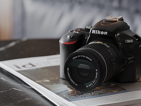  现代数码相机 摄像机3d模型 