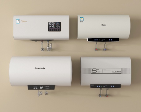 热水器 电热水器su模型
