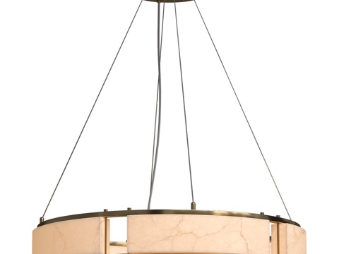 现代轻奢吊灯su模型