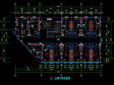 酒店客房、公寓cad施工图